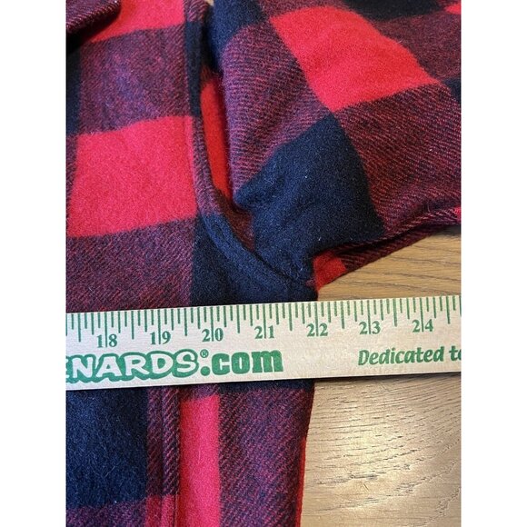 Woolrich Mackinaw Buffalo Plaid Wool Full Zip Hunting Jacket 124 - Men's Vintage - Picture 10 of 16